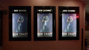 "Gun Crazy" theater posters