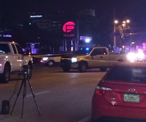 Scene of Pulse nightclub shooting